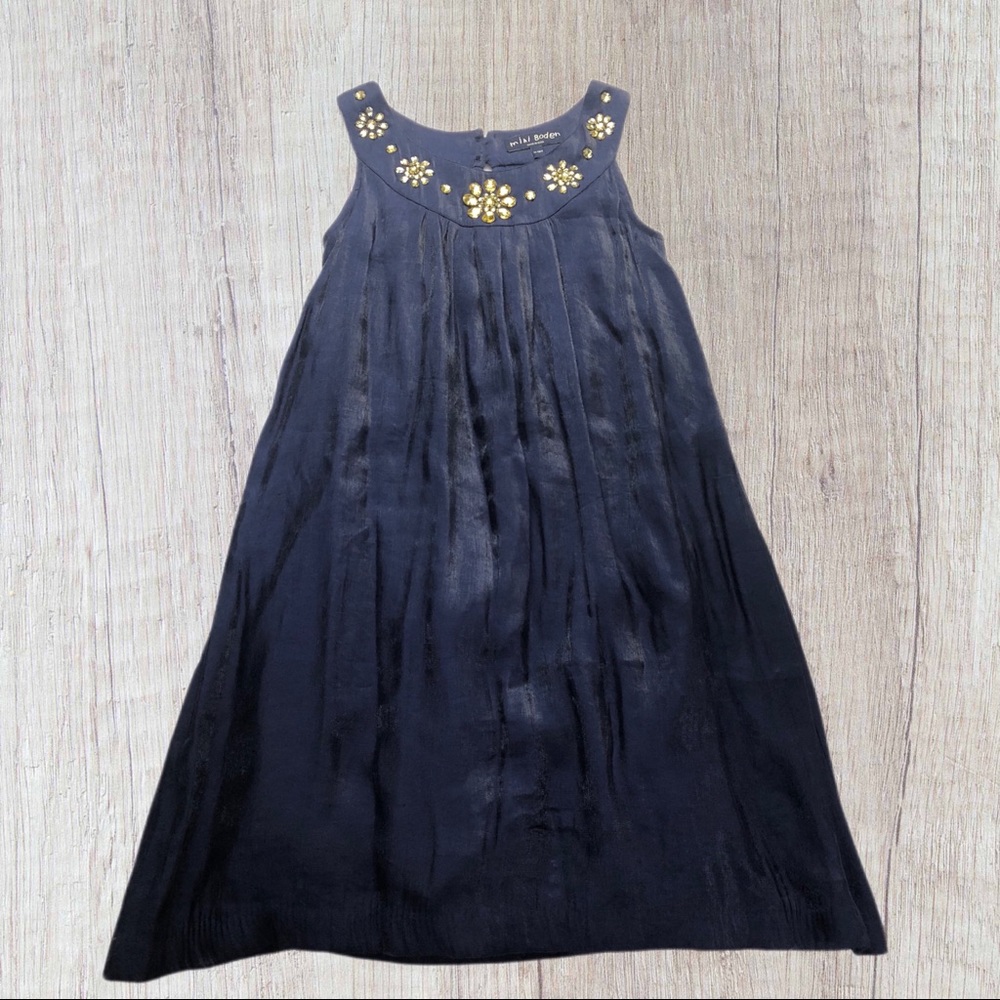 Mini Boden dress iridescent embellishments